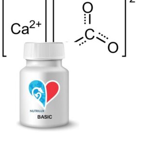 NUTRILUX BASIC, un complément alimentaire composé de minéraux et de vitamines du groupe B essentiels. Cette formule associe calcium, magnésium, potassium et
